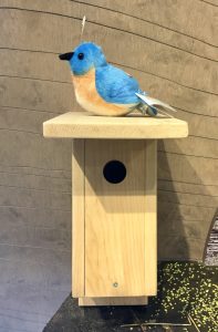 Our bluebird houses provide an optimal nesting site to attract bluebirds to raise their young.