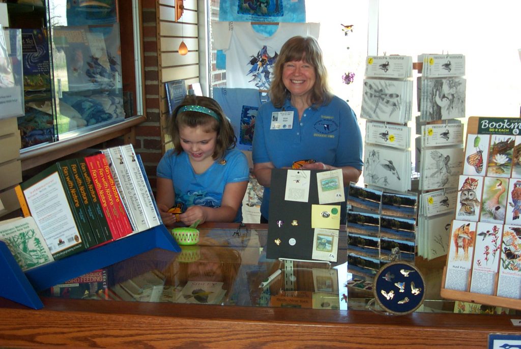 The Flyway Nature Store provides nature related gifts and books with profits being used to support the projects and mission of the refuge.